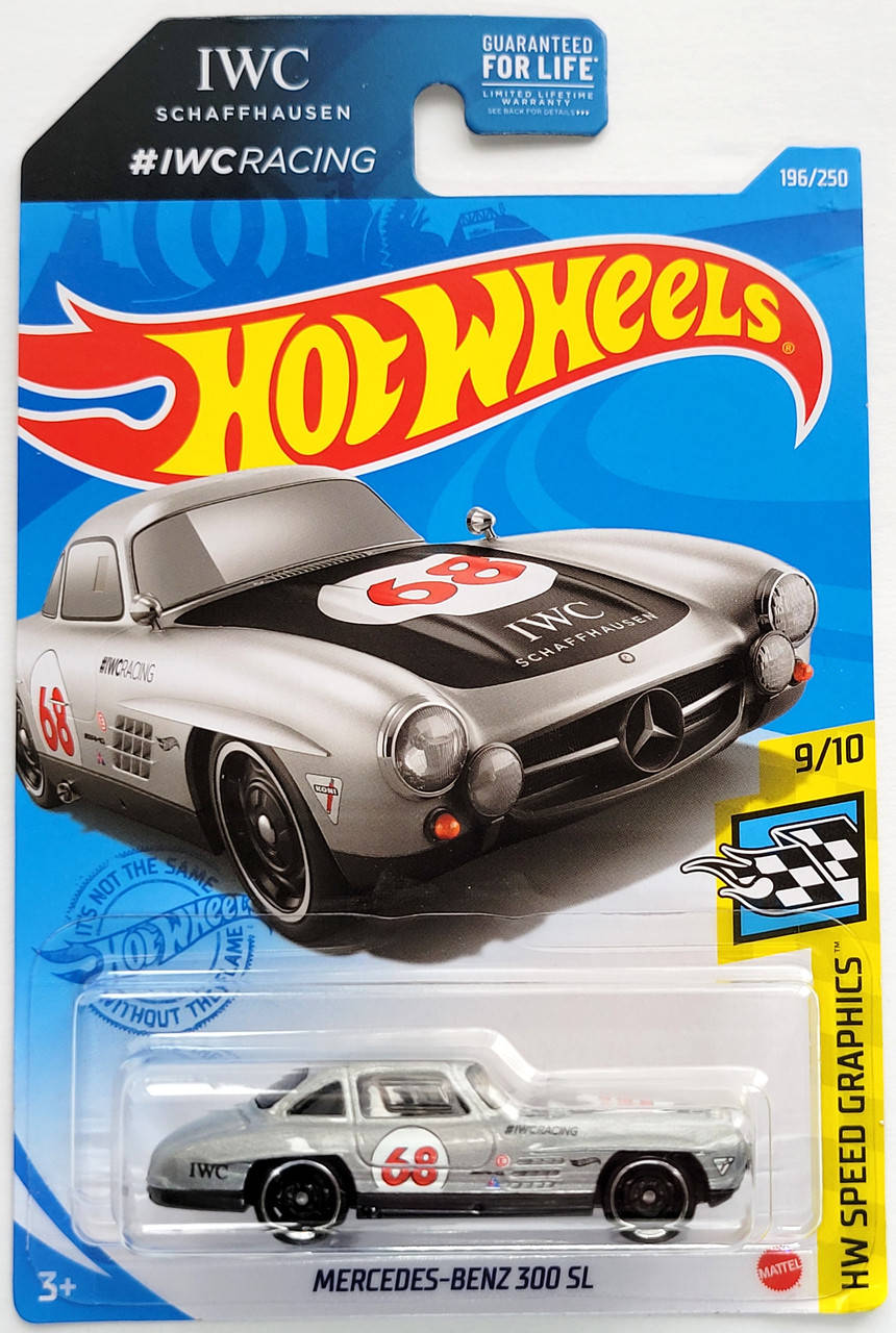 Машинка Hot Wheels - Mercedes-Benz 300 SL - 2021 Speed Graphics (#196) - IWC Racing - GRY47. Mattel. Оригинал
Машинка Hot Wheels - Mercedes-Benz 300 SL - 2021 Speed Graphics (#196) - IWC Racing - GRY47. Mattel. Оригинал
