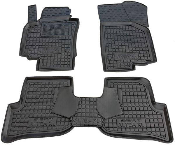 Полиуретановые (автогум) коврики в салон Seat Altea/Altea XL 2004+/Сеат Алтеа, Черный 
Полиуретановые (автогум) коврики в салон Seat Altea/Altea XL 2004+/Сеат Алтеа, Черный