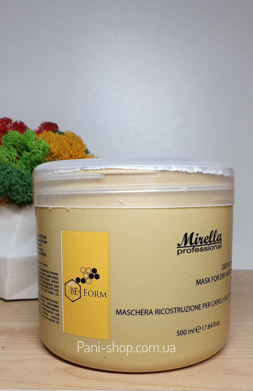 Восстанавливающая маска с маточным молочком - Mirella Professional Bee Form Reconstructing Mask 500ml
Восстанавливающая маска с маточным молочком - Mirella Professional Bee Form Reconstructing Mask 500ml