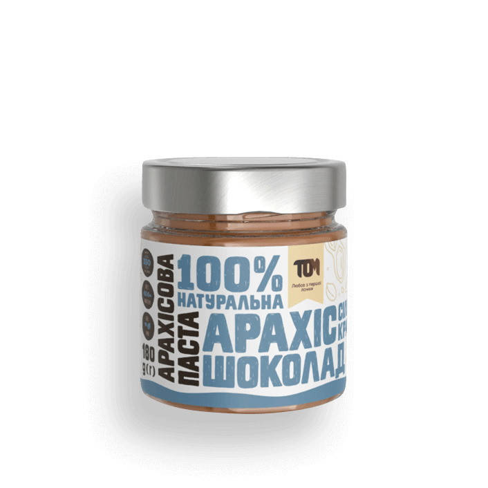 Заменитель питания TOM Арахисовая паста с шоколадом и солью кранч, 180 грамм, СРОК 04.22
Заменитель питания TOM Арахисовая паста с шоколадом и солью кранч, 180 грамм, СРОК 04.22