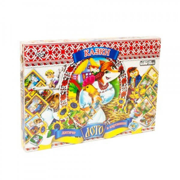 Настольная игра Детское лото Сказки (укр) Danko Toys DTL40C1U бинго карточки фишки для детей и взрослых
Настольная игра Детское лото Сказки (укр) Danko Toys DTL40C1U бинго карточки фишки для детей и взрослых