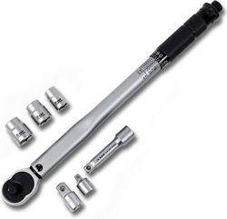 Динамометрический ключ S&R 19-110 Нм 3/8" торцевые головки 13,15,17 мм,удлинитель, адаптеры (465038110
Динамометрический ключ S&R 19-110 Нм 3/8" торцевые головки 13,15,17 мм,удлинитель, адаптеры (465038110