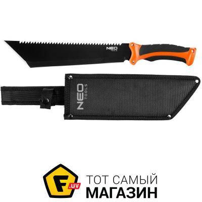 NEO TOOLS Мачете NEO Full Tang, 40см, лезвие 25.5см, 3Cr13, ручка ABS + TPR, пила на обухе, нейлоновый чехол
NEO TOOLS Мачете NEO Full Tang, 40см, лезвие 25.5см, 3Cr13, ручка ABS + TPR, пила на обухе, нейлоновый чехол