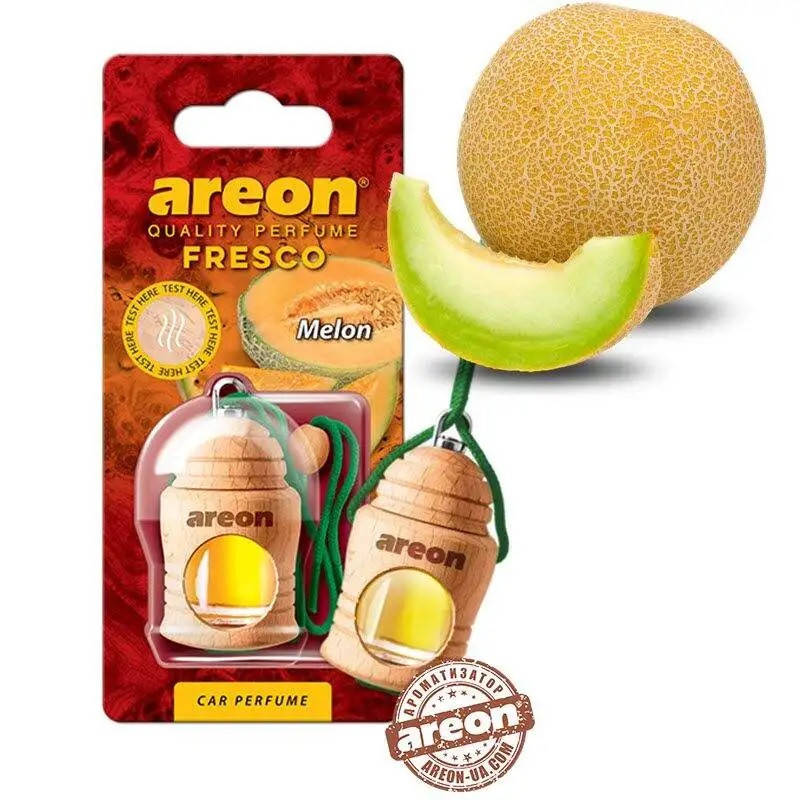 Ароматизатор Areon (Освежитель воздуха в машину) "Fresco" - в пробковой бутылочке 8мл_Melon
Ароматизатор Areon (Освежитель воздуха в машину) "Fresco" - в пробковой бутылочке 8мл_Melon