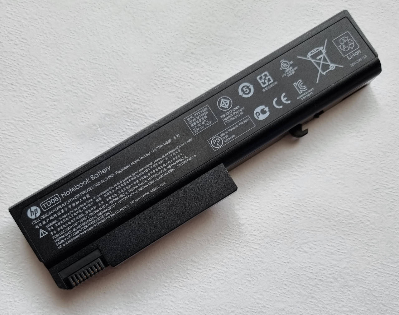 Оригінальний б/в акумулятор, Батарея / HP ProBook, HP EliteBook, HP Compaq / 10.8 V / 55 Wh / TD06, Черный
Оригінальний б/в акумулятор, Батарея / HP ProBook, HP EliteBook, HP Compaq / 10.8 V / 55 Wh / TD06, Черный