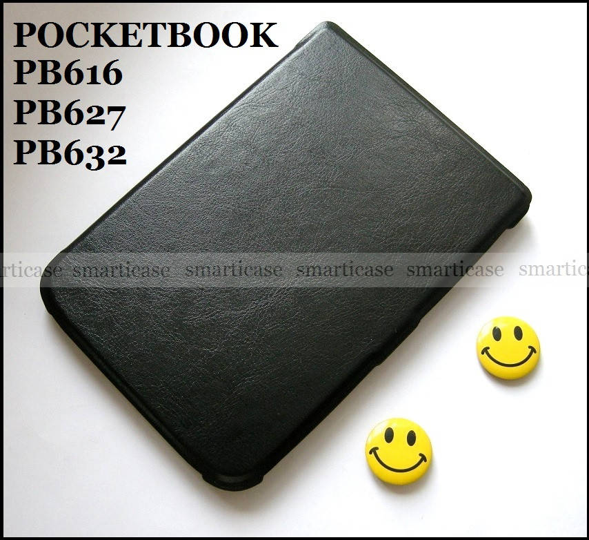 Умный черный чехол обложка для Pocketbook 616 pb616, 627 PB627, 632 PB632 
Умный черный чехол обложка для Pocketbook 616 pb616, 627 PB627, 632 PB632