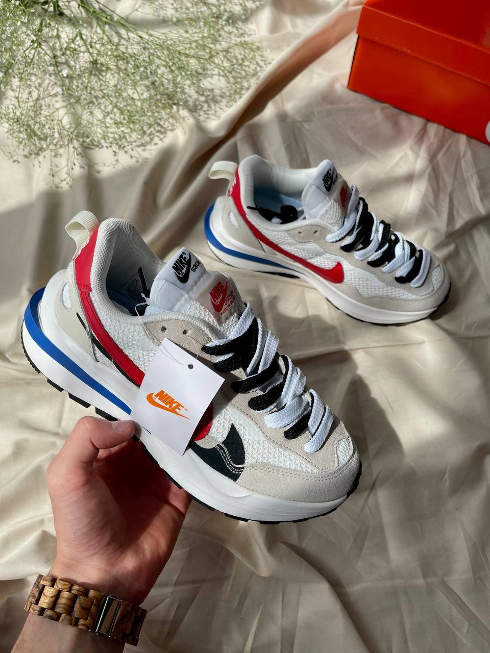 Мужские кроссовки Nike VaporWaffle Sport Fuschia x Sacai White Red (бело-красные) лёгкие крутые кроссы L0487, Разные цвета
Мужские кроссовки Nike VaporWaffle Sport Fuschia x Sacai White Red (бело-красные) лёгкие крутые кроссы L0487, Разные цвета