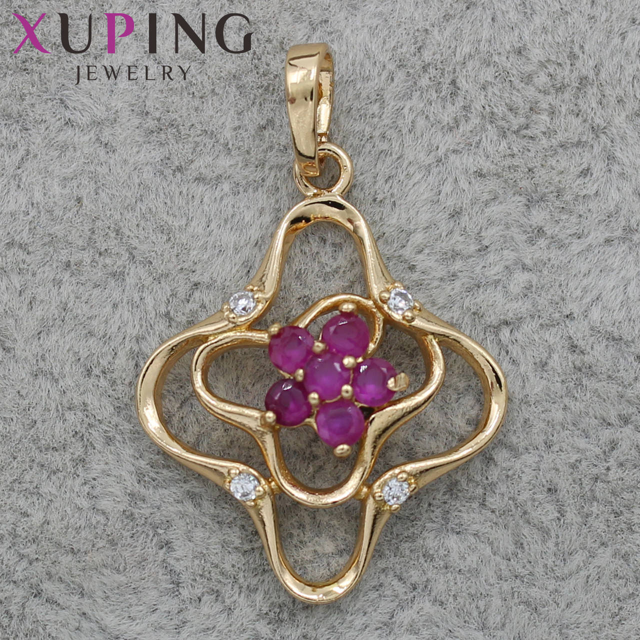 Кулон женский Xuping Jewelry золотистого цвета с цветочком с розовыми стразами размер изделия 22 х 25 мм
Кулон женский Xuping Jewelry золотистого цвета с цветочком с розовыми стразами размер изделия 22 х 25 мм