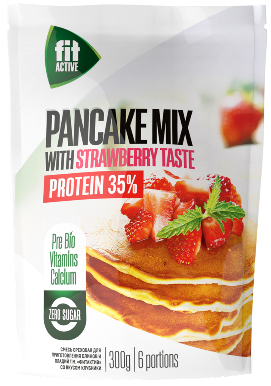 Смесь ореховая для приготовления панкейков ФитПарад Fit Active со вкусом Клубники (300 грамм)
Смесь ореховая для приготовления панкейков ФитПарад Fit Active со вкусом Клубники (300 грамм)