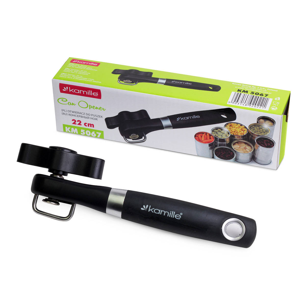 Консервный нож Kamille KM-5067
Консервный нож Kamille KM-5067