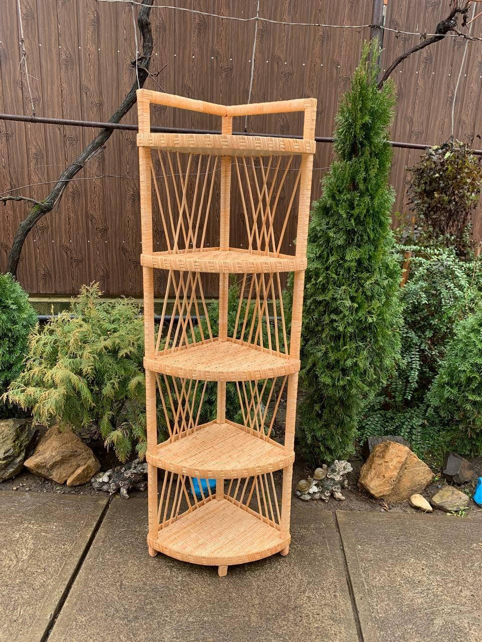 Полочка углова на 5 полок Вис 150*35*35 см .
Полочка углова на 5 полок Вис 150*35*35 см .