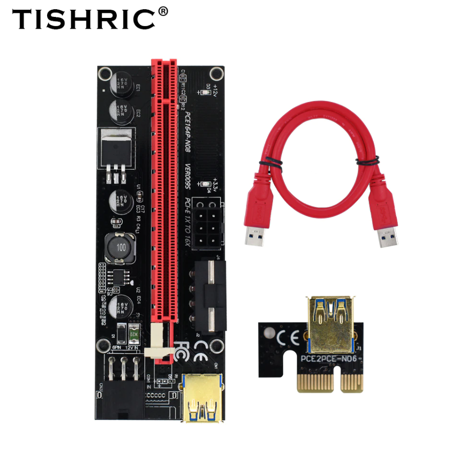 TISHRIC Riser VER009S PCIE Riser 009s Express x16 Райзер (рейзер, rizer) для видеокарт 009S универсальный
TISHRIC Riser VER009S PCIE Riser 009s Express x16 Райзер (рейзер, rizer) для видеокарт 009S универсальный