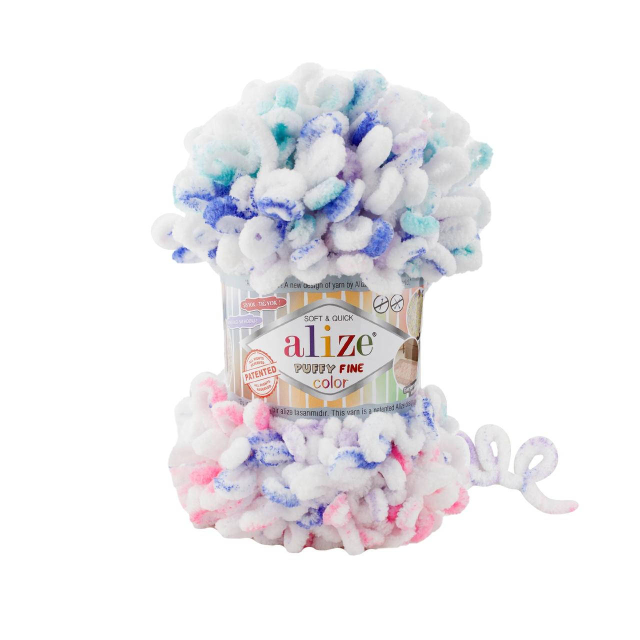 Alize Puffy Fine (Ализе Пуффи Файн Колор) №6245 (Пряжа, нитки для вязания руками), Разные цвета
Alize Puffy Fine (Ализе Пуффи Файн Колор) №6245 (Пряжа, нитки для вязания руками), Разные цвета