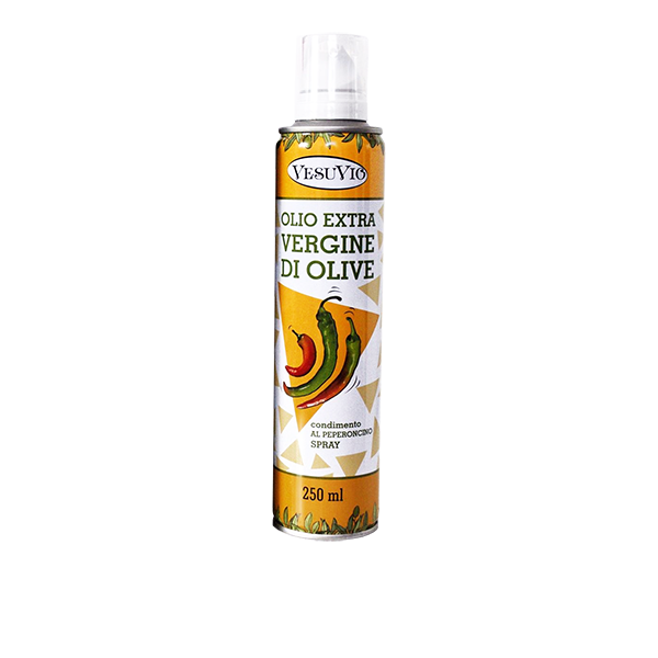 Оливковое масло - спрей с перцем VesuVio olio extra vergine di olive condimento al peperoncino spray 250 мл
Оливковое масло - спрей с перцем VesuVio olio extra vergine di olive condimento al peperoncino spray 250 мл