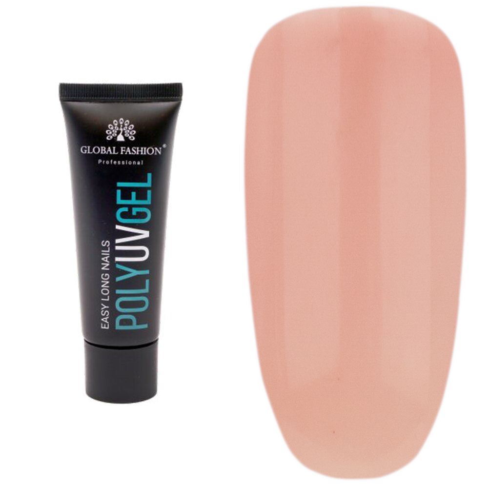 Полигель для наращивания ногтей Global Fashion Poly UV Gel ELN № 3 30 мл, Персиковый
Полигель для наращивания ногтей Global Fashion Poly UV Gel ELN № 3 30 мл, Персиковый