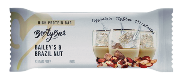 Протеиновый батончик BootyBar Бейлис и Бразильский Орех (50 грамм)
Протеиновый батончик BootyBar Бейлис и Бразильский Орех (50 грамм)