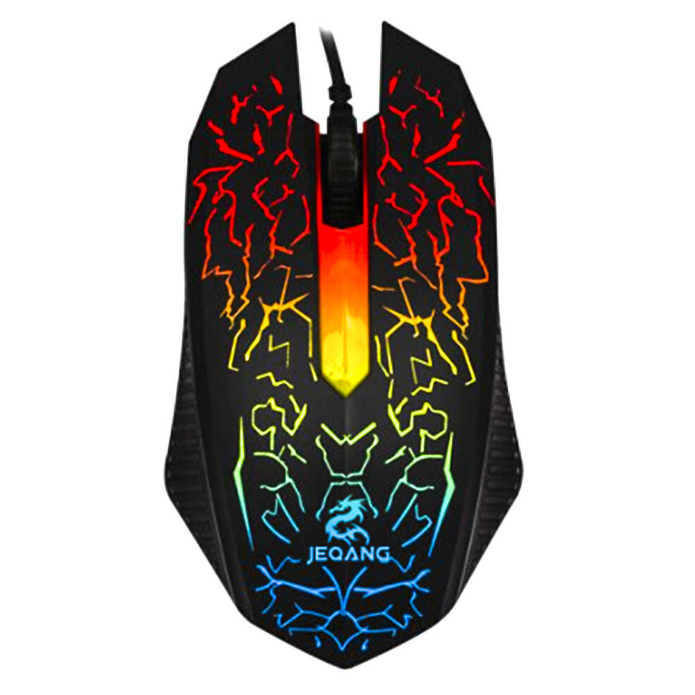 Проводная мышка Jeqang JM-813 с подсветкой для ПК и ноутбуков, Black, Разные цвета
Проводная мышка Jeqang JM-813 с подсветкой для ПК и ноутбуков, Black, Разные цвета