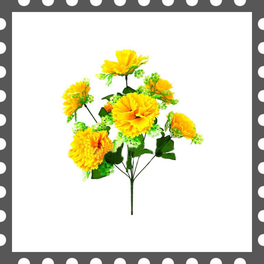 Искусственные цветы Букет Георгины с розеткой, 7 голов, 450 мм
Искусственные цветы Букет Георгины с розеткой, 7 голов, 450 мм