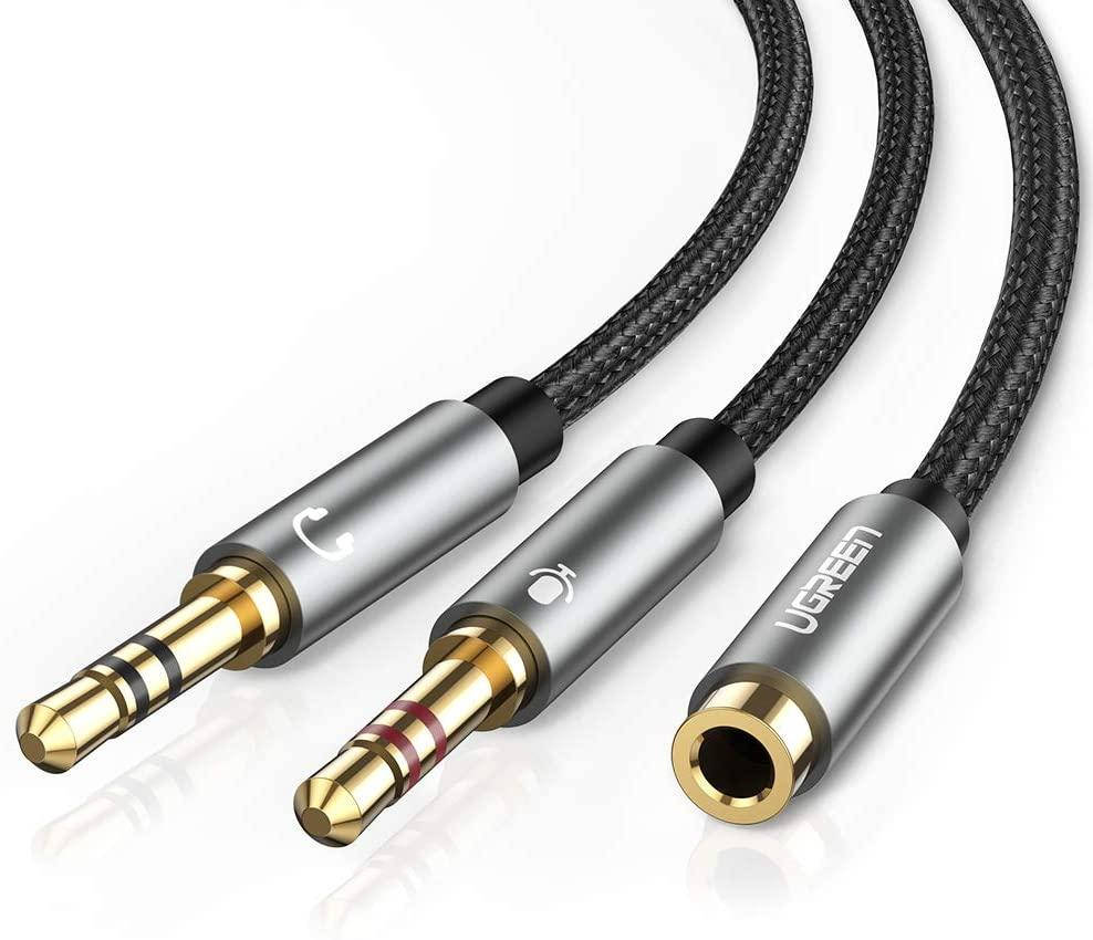 Сплиттер Ugreen переходник-разветвитель 3.5mm 2 AM to 3.5mm AF с нейлоновой оплеткой 20СМ Metal Black (AV140), Черный
Сплиттер Ugreen переходник-разветвитель 3.5mm 2 AM to 3.5mm AF с нейлоновой оплеткой 20СМ Metal Black (AV140), Черный