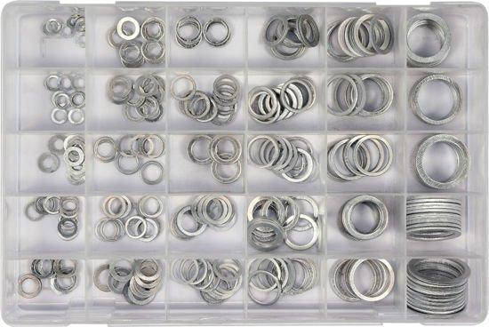 Набор из 300 алюминиевых шайб Ø=5/9 - 28/36 мм YATO YT-06865 (Польша)
Набор из 300 алюминиевых шайб Ø=5/9 - 28/36 мм YATO YT-06865 (Польша)