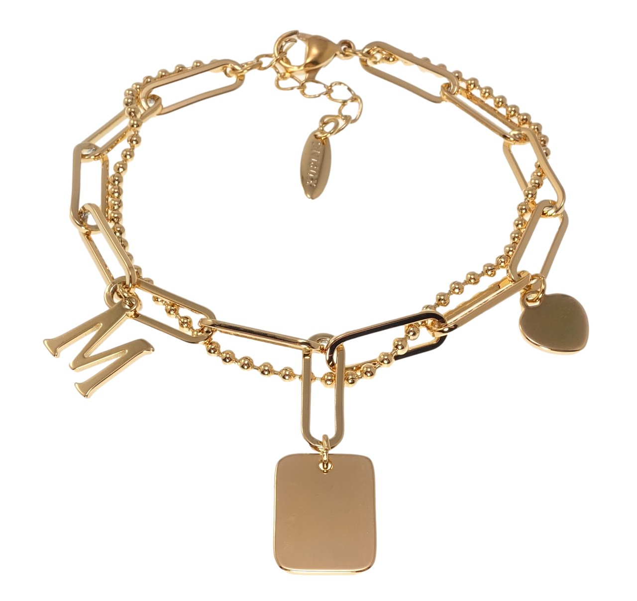 Браслет Xuping Позолота 18K "Две цепочки с подвесками" длина с доп.цепочкой 19-22см х 2,5мм
Браслет Xuping Позолота 18K "Две цепочки с подвесками" длина с доп.цепочкой 19-22см х 2,5мм
