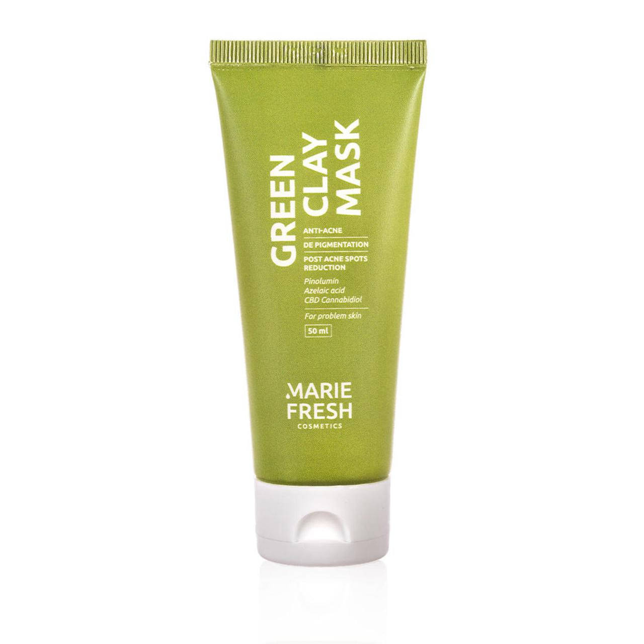 Маска противовоспалительная для проблемной кожи лица Marie Fresh Green Clay Mask 50 мл (18505Gu)
Маска противовоспалительная для проблемной кожи лица Marie Fresh Green Clay Mask 50 мл (18505Gu)