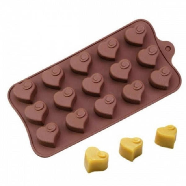 Силіконова форма для цукерок, льоду, мармеладу Сердечка, Разные цвета 
Силіконова форма для цукерок, льоду, мармеладу Сердечка, Разные цвета