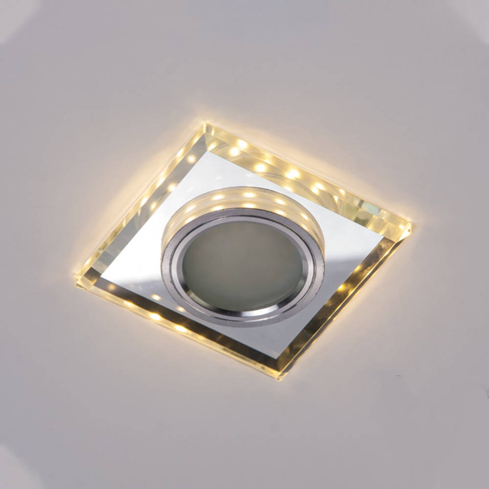 Точечный светильник со встроенной LED подсветкой теплый цвет под лампочку MR16 СветМира D-7128WH
Точечный светильник со встроенной LED подсветкой теплый цвет под лампочку MR16 СветМира D-7128WH