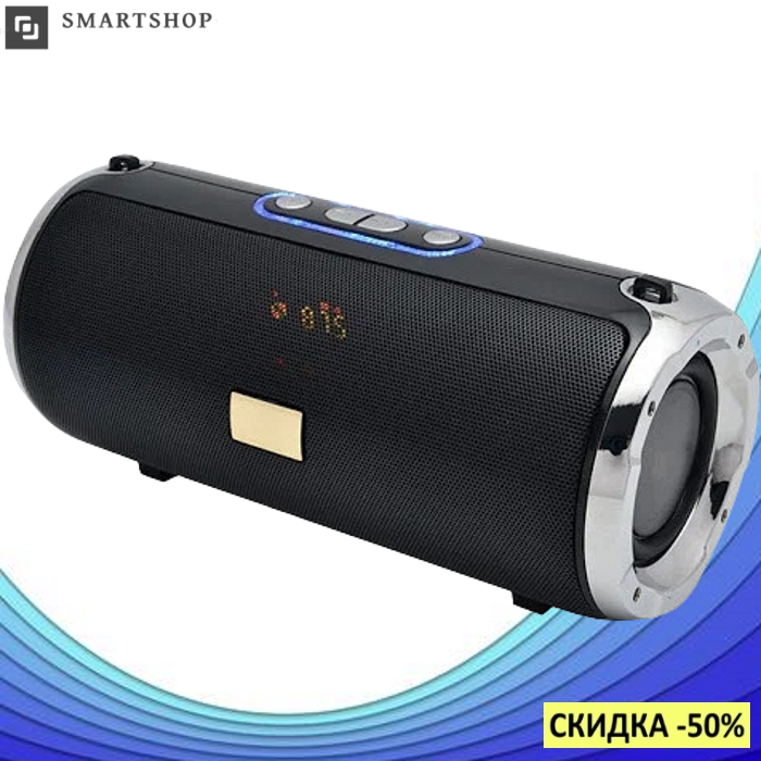 Портативная колонка GOLON RX-1888BT Extreme Черная, стерео колонка с Bluetooth, ремешком, сабвуфером и радио
Портативная колонка GOLON RX-1888BT Extreme Черная, стерео колонка с Bluetooth, ремешком, сабвуфером и радио