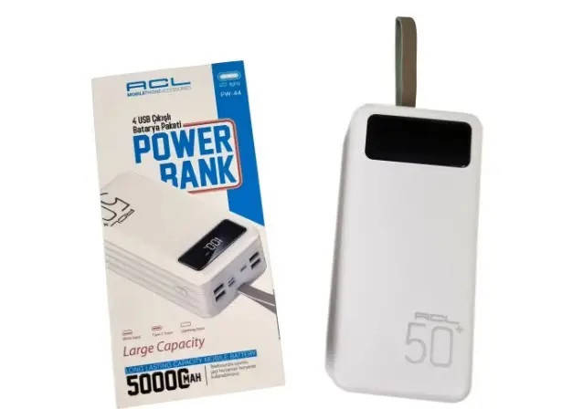 Мощный переносной Power Bank 50000 mAh ACL PW-44 Повербанк с фонариком Реальная емкость
Мощный переносной Power Bank 50000 mAh ACL PW-44 Повербанк с фонариком Реальная емкость