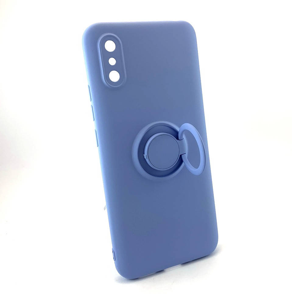 Чехол для Xiaomi Redmi 9A накладка бампер Color Ring противоударный силиконовый с кольцом голубой
Чехол для Xiaomi Redmi 9A накладка бампер Color Ring противоударный силиконовый с кольцом голубой