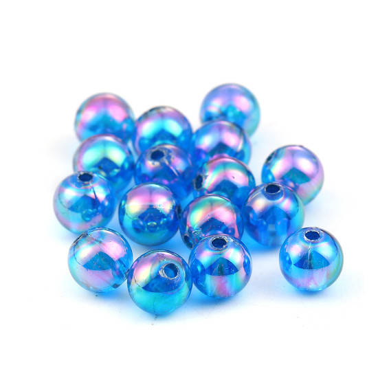 Бусина Finding Cфера с радужным переливом Синий 8 мм диаметр
Бусина Finding Cфера с радужным переливом Синий 8 мм диаметр