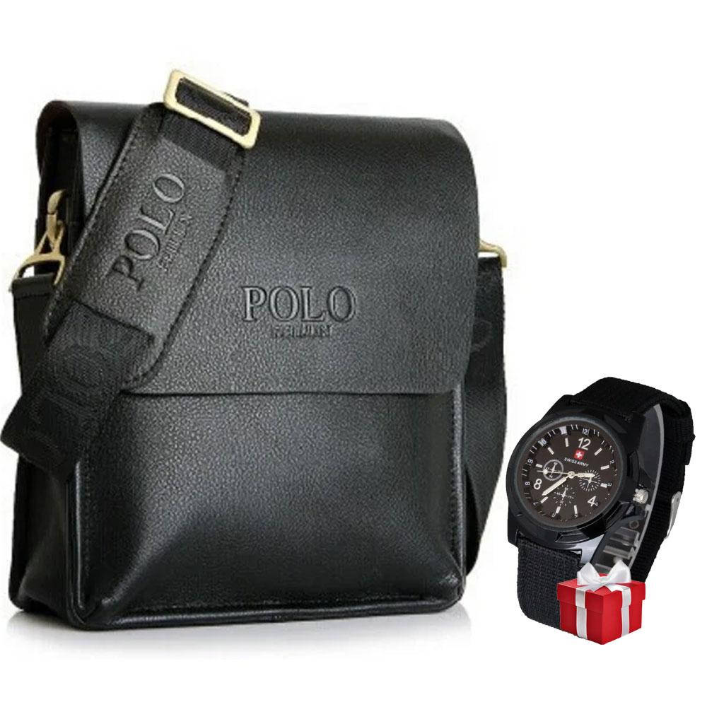 Мужская сумка Polo Videng 24x21x7 + Подарок Часы Swiss Army / Сумка Polo через плечо, Черный
Мужская сумка Polo Videng 24x21x7 + Подарок Часы Swiss Army / Сумка Polo через плечо, Черный