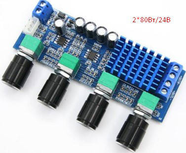 Усилитель звука XH-M577 2х80 Вт TPA3116D2 стерео модуль з темброблоком
Усилитель звука XH-M577 2х80 Вт TPA3116D2 стерео модуль з темброблоком