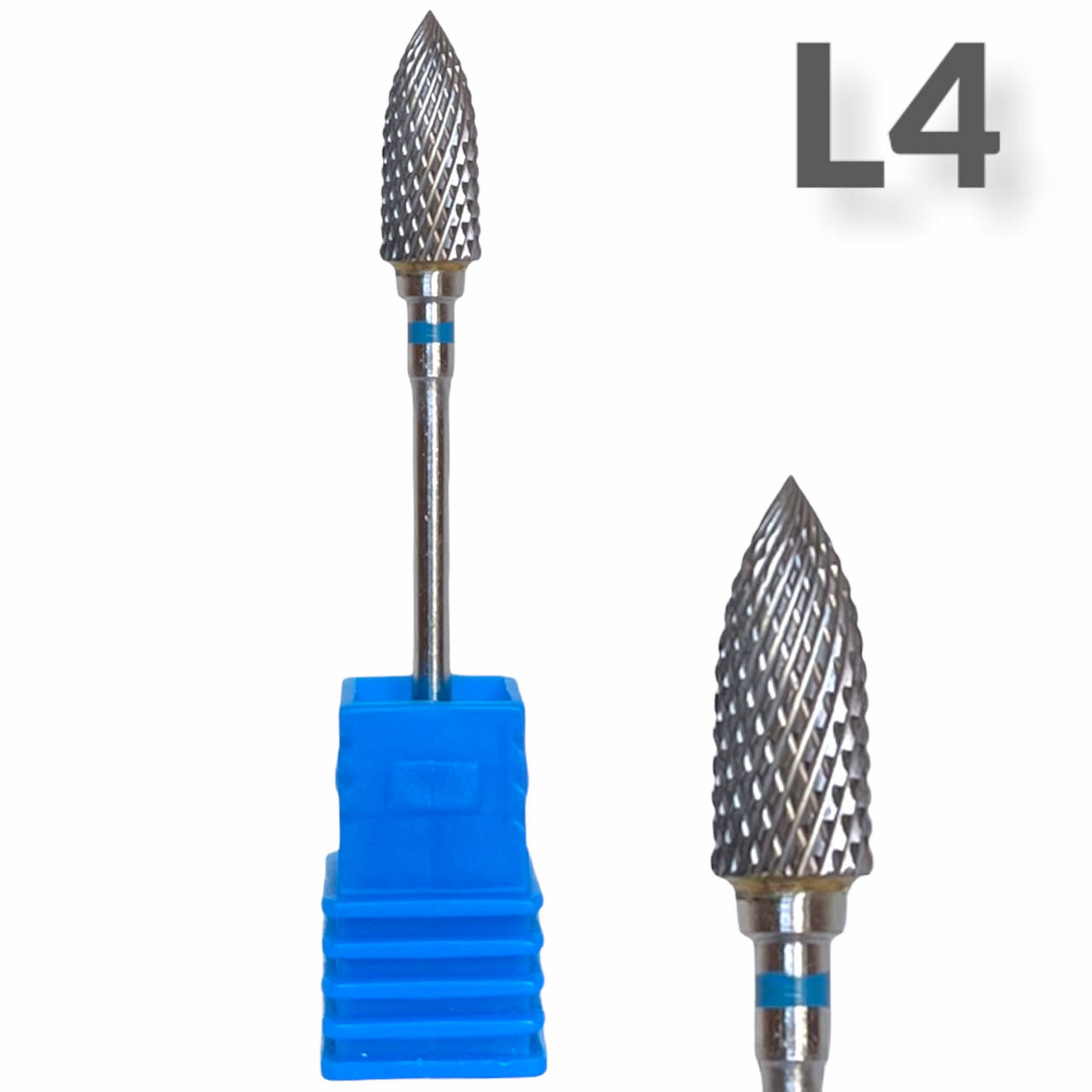 Насадка для фрезера твердосплавная (для маникюра и педикюра)Синий L4, Разные цвета 
Насадка для фрезера твердосплавная (для маникюра и педикюра)Синий L4, Разные цвета