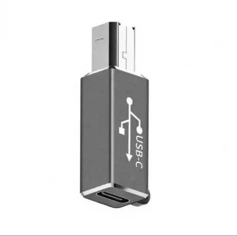 Переходник USB-C (гнездо) / USB Type B (Midi) для ноутбуков,планшета MacBook Pro / Air, принтеров Серый
Переходник USB-C (гнездо) / USB Type B (Midi) для ноутбуков,планшета MacBook Pro / Air, принтеров Серый