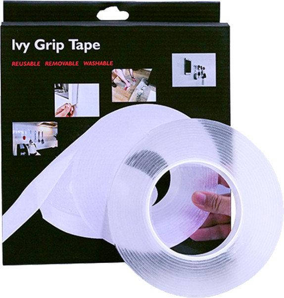 Сверхсильная клейкая лента Ivy Grip Tape | Многоразовая двухстороняя клейкая лента, Прозрачный
Сверхсильная клейкая лента Ivy Grip Tape | Многоразовая двухстороняя клейкая лента, Прозрачный