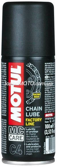 Смазка для цепей дорожных спортивных мотоциклов MOTUL C4 Chain Lube Factory Line (100ML) Франция
Смазка для цепей дорожных спортивных мотоциклов MOTUL C4 Chain Lube Factory Line (100ML) Франция