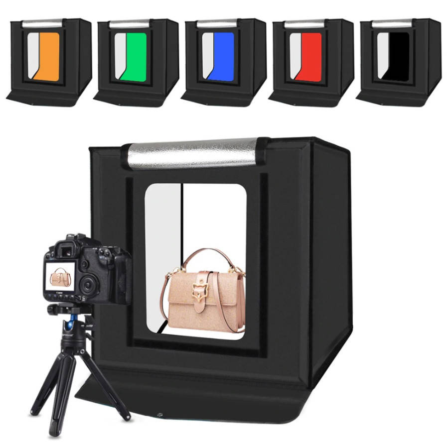 Световой лайткуб (фотобокс) для предметной съемки Puluz PU5060EU 60x60x60см + 5 фонов
Световой лайткуб (фотобокс) для предметной съемки Puluz PU5060EU 60x60x60см + 5 фонов