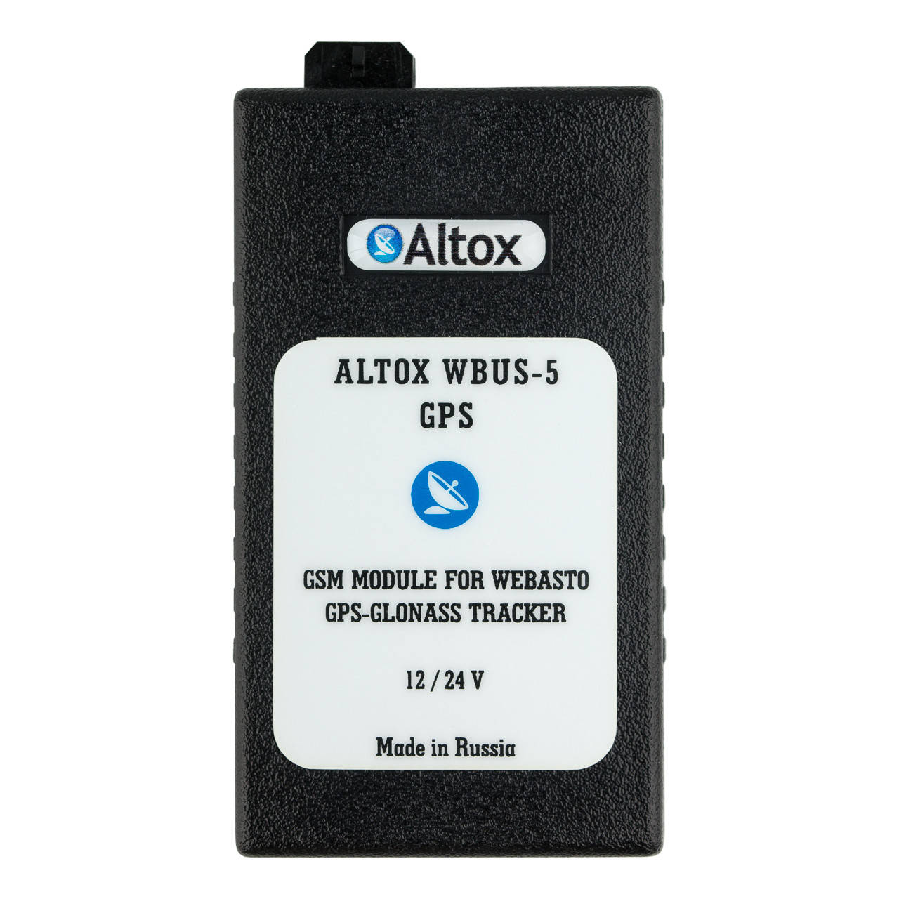 GSM модуль Altox WBUS-5 GPS для управління опалювачами Webasto і GPS-Glonass моніторингу
GSM модуль Altox WBUS-5 GPS для управління опалювачами Webasto і GPS-Glonass моніторингу