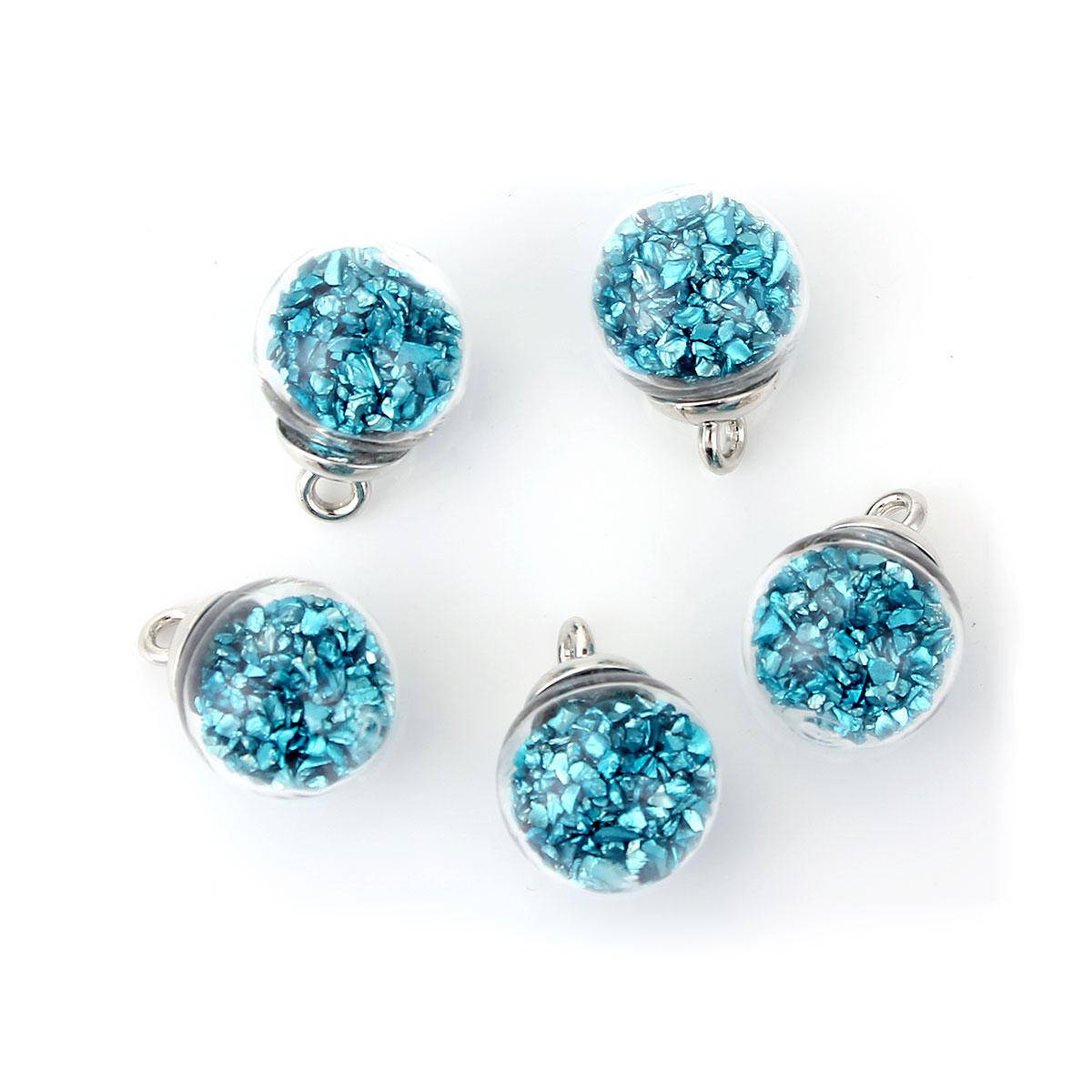 Подвеска стеклянная, Бутылка, Колба, Пузырь, Голубой, 22 мм x 16 мм
Подвеска стеклянная, Бутылка, Колба, Пузырь, Голубой, 22 мм x 16 мм