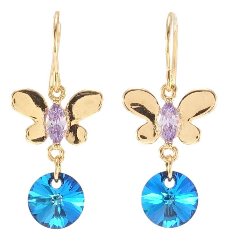 Серьги Xuping Позолота 18K с кр-ми Swarovski подвески французский замок "Бабочки с кристаллами Capri Blue"
Серьги Xuping Позолота 18K с кр-ми Swarovski подвески французский замок "Бабочки с кристаллами Capri Blue"