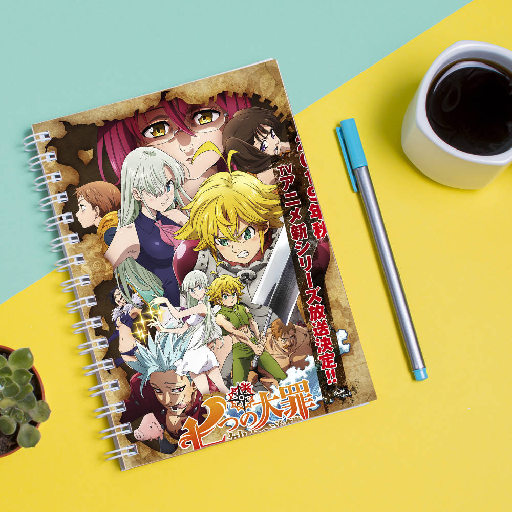 Скетчбук (Sketchbook) блокнот для рисования с Семь смертных грехов, Nanatsu no Taizai, The Seven Deadly Sins
Скетчбук (Sketchbook) блокнот для рисования с Семь смертных грехов, Nanatsu no Taizai, The Seven Deadly Sins