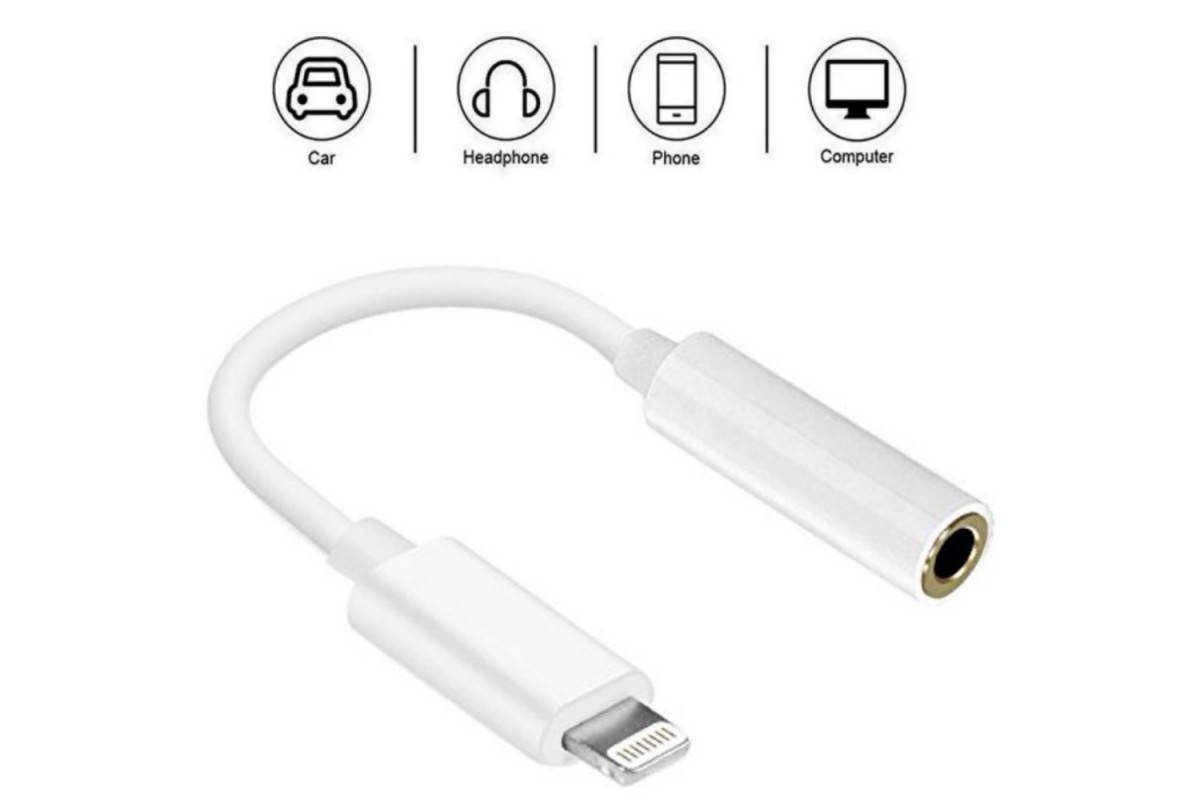 Переходник для наушников Iphone всех моделей Lightning 3.5 mm оригинал Apple AUX mini jack, Белый
Переходник для наушников Iphone всех моделей Lightning 3.5 mm оригинал Apple AUX mini jack, Белый