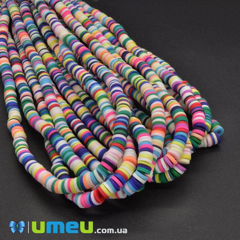 Бусины из полимерной глины, 6 мм, Микс разноцветный, 1 низка (BUS-044104) 
Бусины из полимерной глины, 6 мм, Микс разноцветный, 1 низка (BUS-044104)