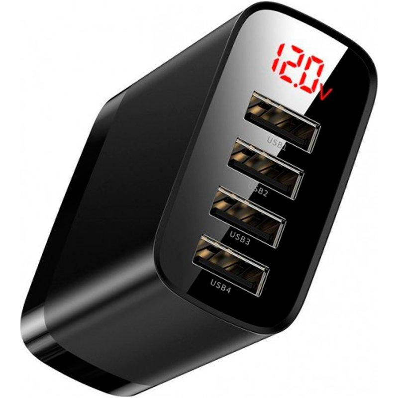 Сетевое зарядное устройство 4USB Baseus Mirror Lake Digital Display CCJMHB-B01 2.4A Black, Черный
Сетевое зарядное устройство 4USB Baseus Mirror Lake Digital Display CCJMHB-B01 2.4A Black, Черный