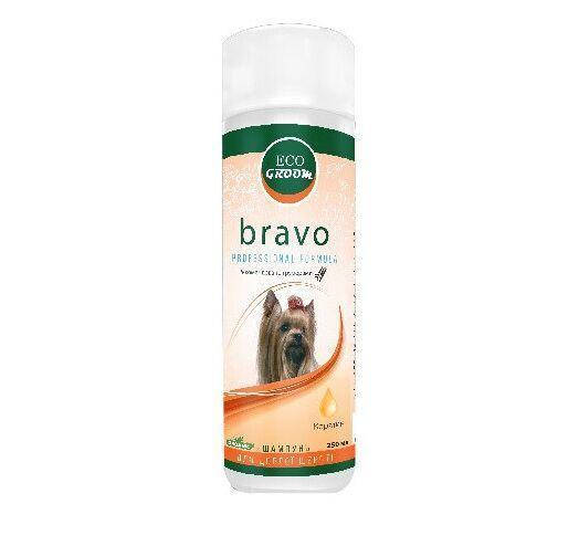 Концентрированный органический шампунь для собак EcoGroom Bravo с длинной шерстью 250 мл
Концентрированный органический шампунь для собак EcoGroom Bravo с длинной шерстью 250 мл