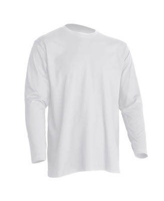 Мужская футболка JHK REGULAR T-SHIRT LS цвет белый (WH)