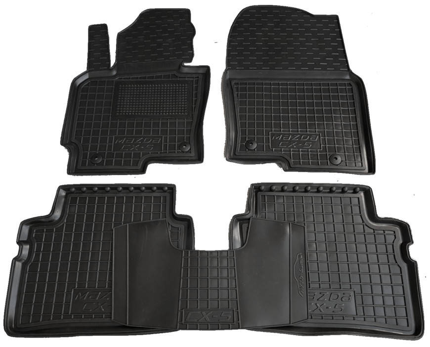 Полиуретановые коврики в салон Mazda CX-5 2012->, 5 шт. (Avto-Gumm), Черный
Полиуретановые коврики в салон Mazda CX-5 2012->, 5 шт. (Avto-Gumm), Черный