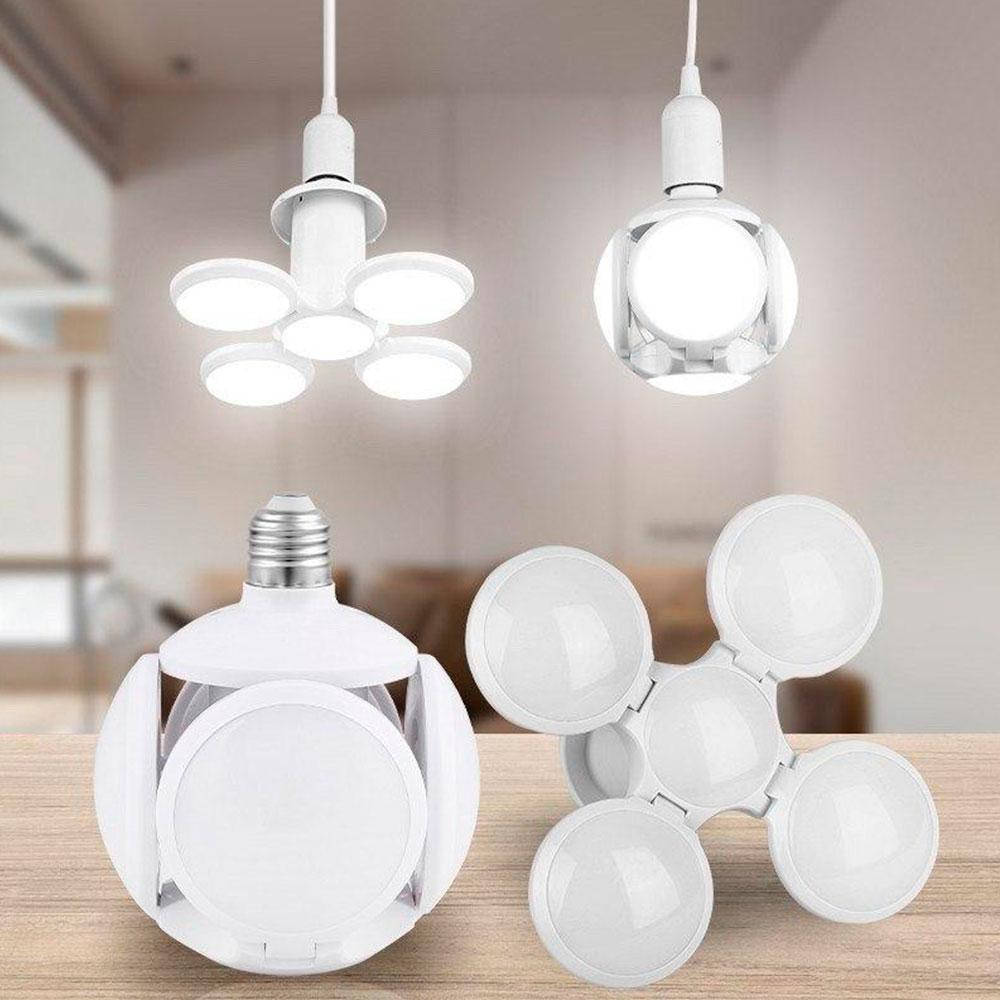 Раскладная светодиодная LED лампа E27 / Светильник складывающаяся лампочка с лопастями 30Вт
Раскладная светодиодная LED лампа E27 / Светильник складывающаяся лампочка с лопастями 30Вт